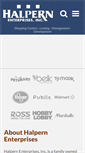 Mobile Screenshot of halpernent.com